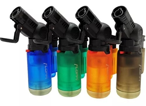 Soplete Encendedor Flameador Giratorio Recargable