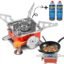 Mini Estufa Fogon Calentador De Gas Butano Portatil Camping + 2 Pipetas De Gas