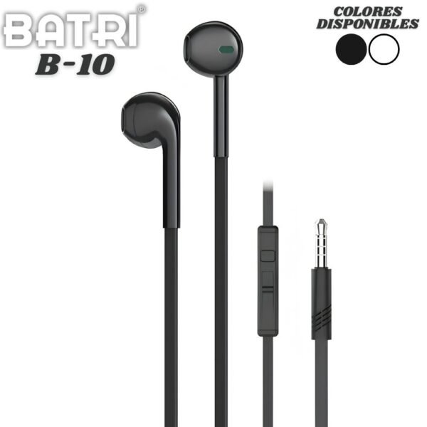 Audifonos Alambricos Manos Libres 3.5mm Batri B-10