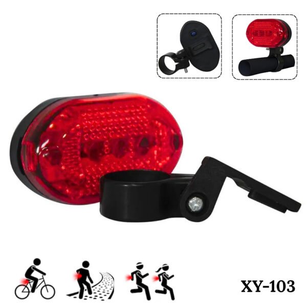 Luz Trasera Para Bicicleta Seguridad Xy-103
