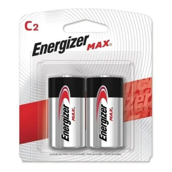 Pila Bateria Energizer Max Alkalina C2 X2 Unidades