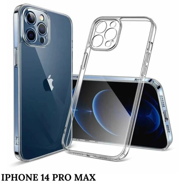 Estuche Para Iphone 14 Pro Max Con Proteccion Camara Transparente