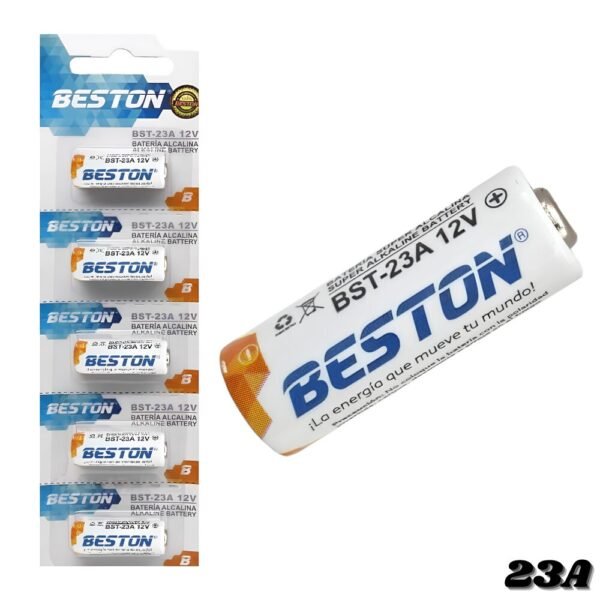 Pila Bateria Alcalina 23a x Unidad Beston 12V