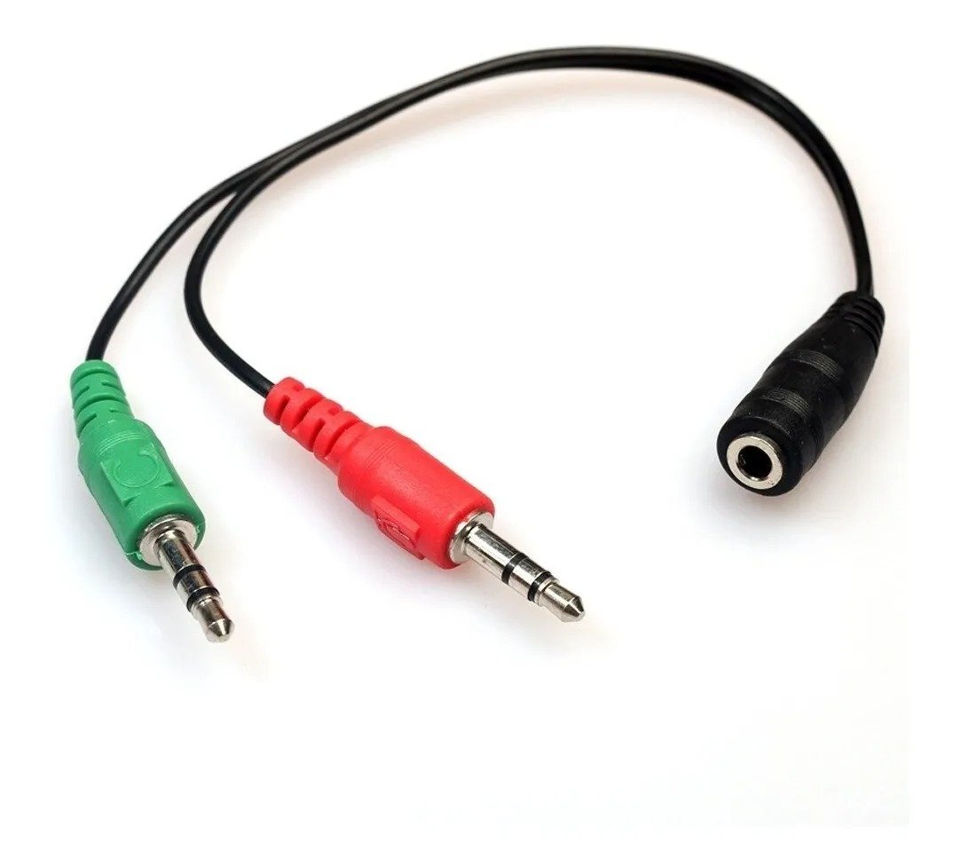 Cable Divisor De Audio Triestereo 2 Machos A 1 Hembra 3.5 Mm | Los ...