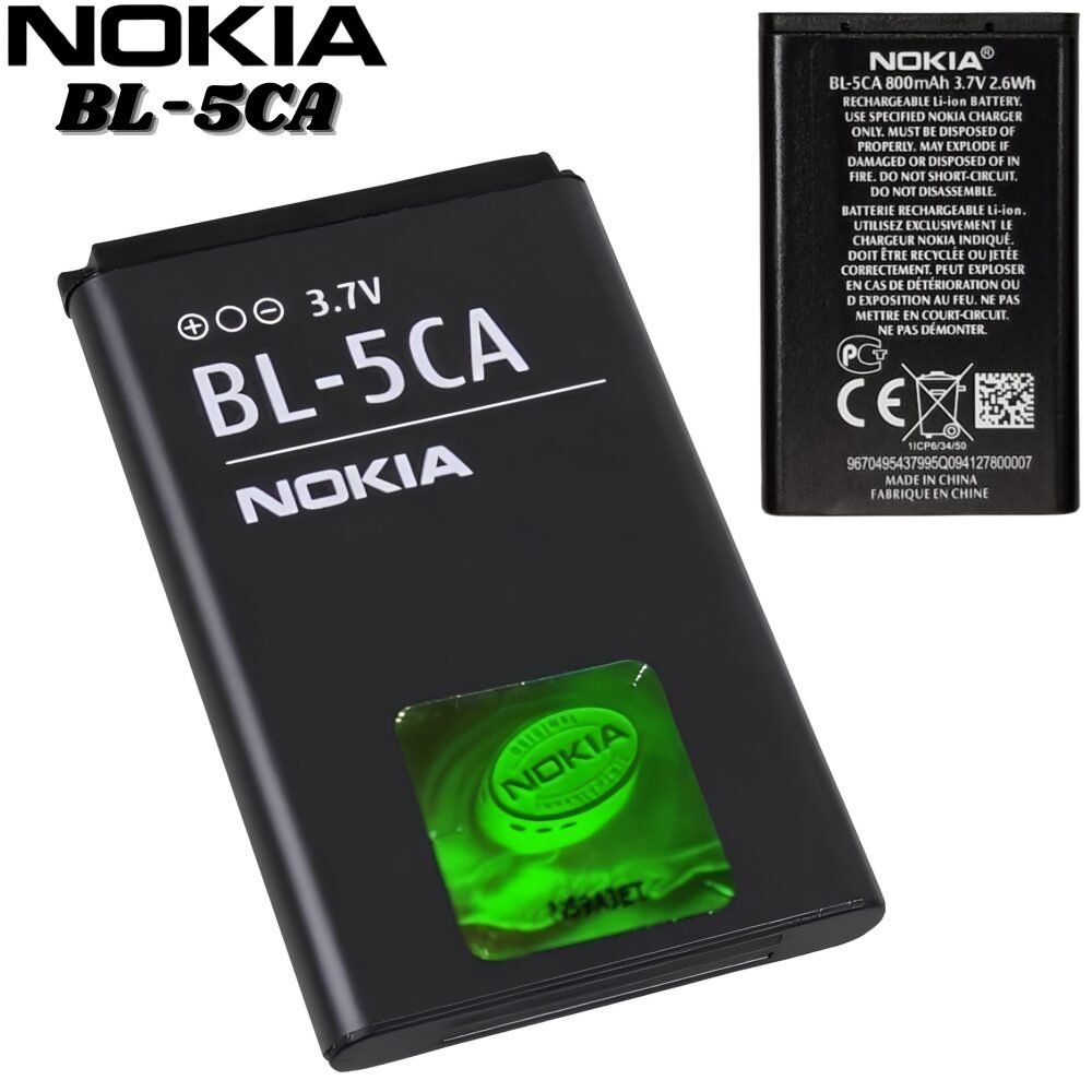 Batteria PATONA 1200mAh Per Nokia BL-5C, BL-5CA, BL-5CB, BL-6C – Ricambio Compatibile Con Tanti Modelli (3.7V, Li-Ion)