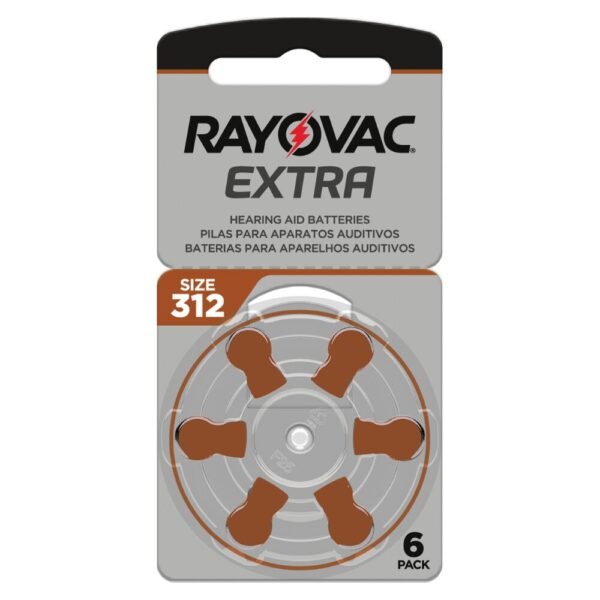 Bateria Auditiva Rayovac #312 X6 Und