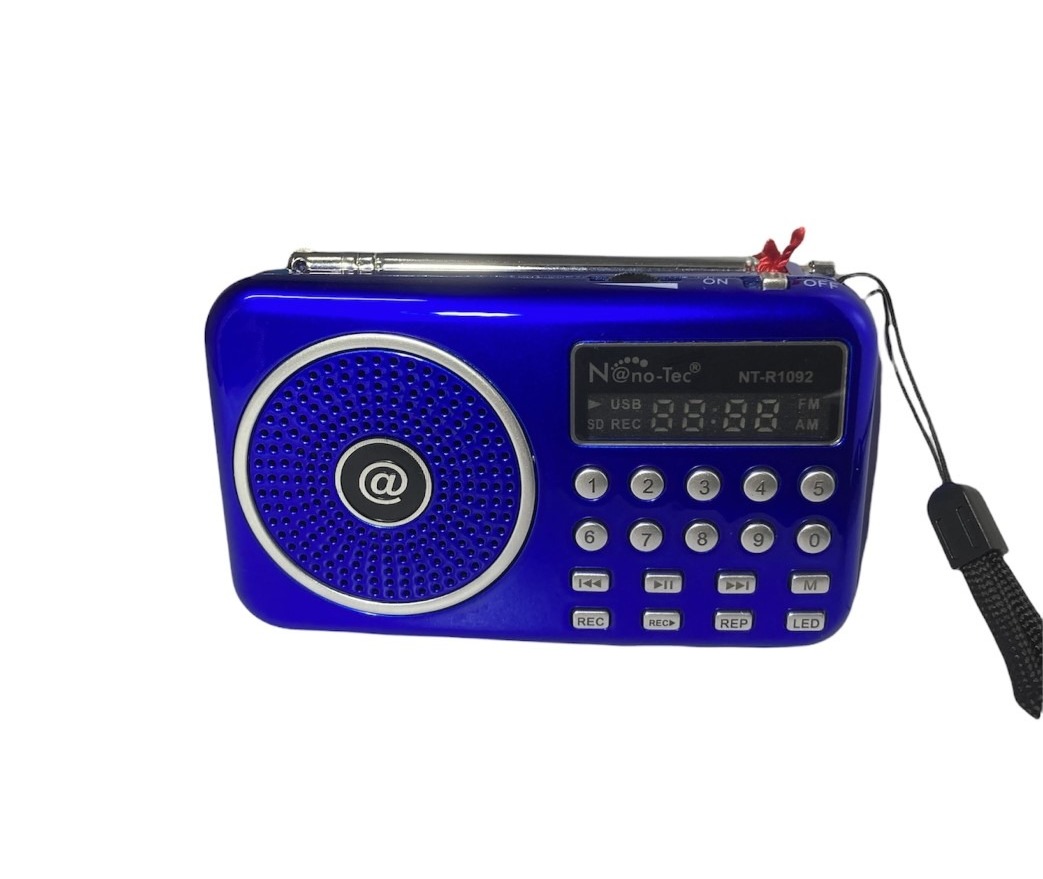 Radio parlante digital portatil recargable am fm NANOTEC