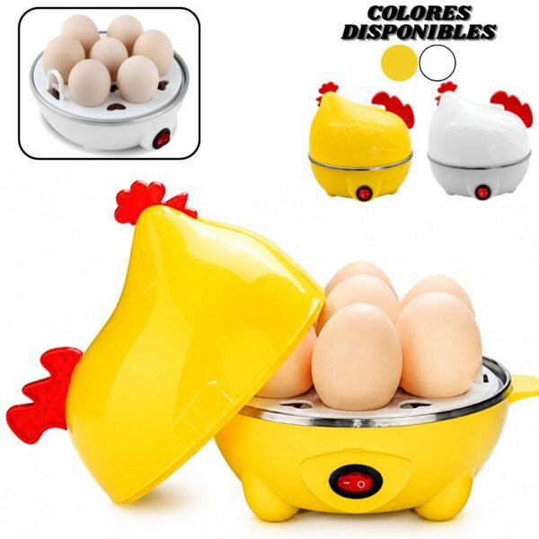 Gallina Cocedor Hervidor De Huevos Electrico 7 Huevos