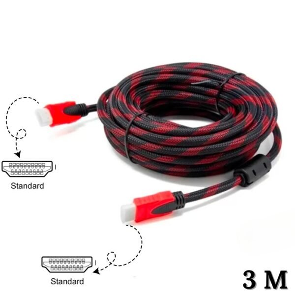 Cable Hdmi A Hdmi 3 Metros Doble Filtro Alta Fidelidad Hdmi
