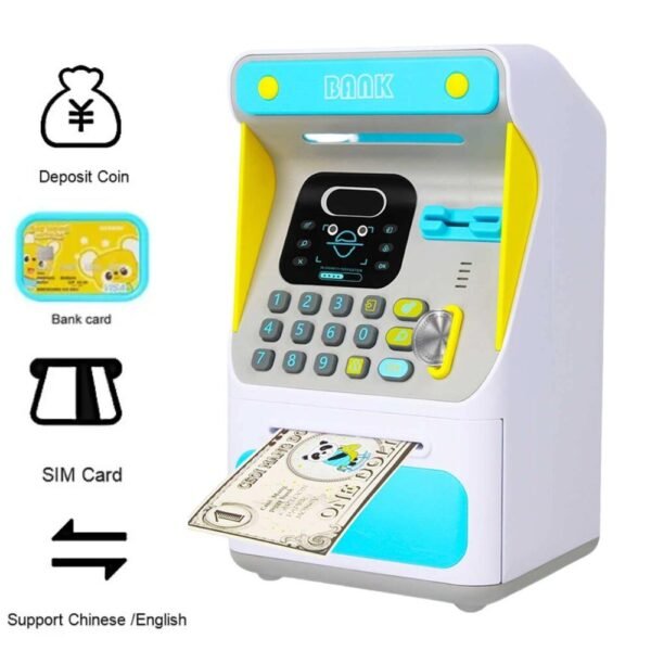 Alcancia Electronica Cajero Automatico Con Clave Reconocimiento Facial