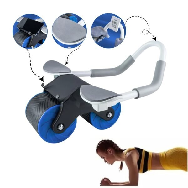 Rodillo Abdominal De Entrenamiento Con Soporte Rodillos
