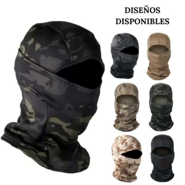 Gorro Licrado Pasamontañas Cortavientos Protector De Cara Completo
