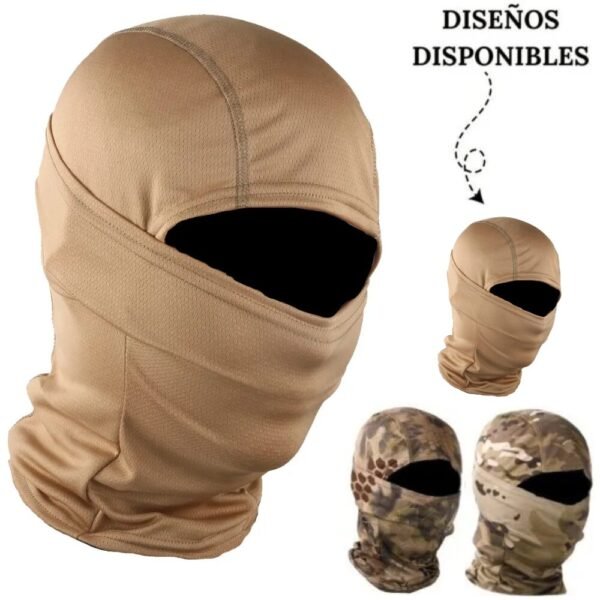 Gorro Licrado Pasamontañas Cortavientos Protector De Cara Completo