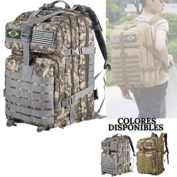 Bolso Morral Mochila Tactico Multifunción Montañismo Al Aire Libre Senderismo Camping