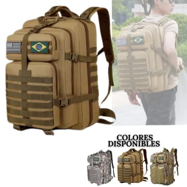 Bolso Morral Mochila Tactico Multifunción Montañismo Al Aire Libre Senderismo Camping