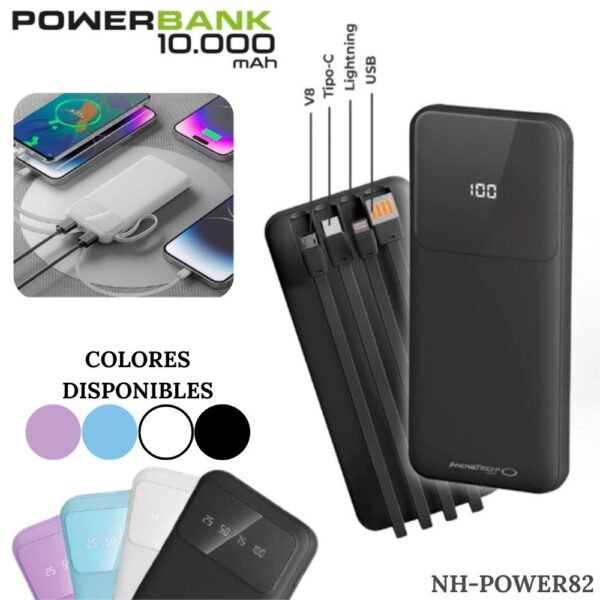 Power Bank Bateria Portatil Innovatech 10000 Mah Carga Rapida