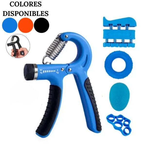 Kit Mancuerna Ejercitador De Brazo Agarre ajustable Hand Grip