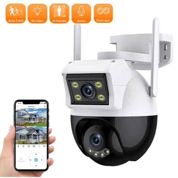 Camara De Seguridad 2 en 1 Ip V380 Vision Infrarrojo 2027