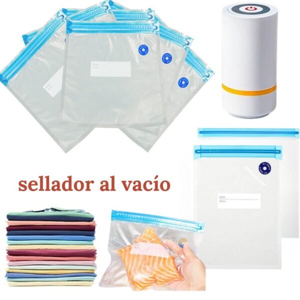 Bolsa Organizador De Cocina Multifuncional Para Viaje Empaque Al Vacio