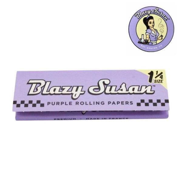 Papel De Fumar Cuero Blazy Susan Purple #9 (1 1/4)