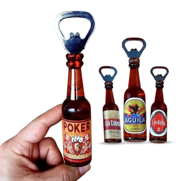 Destapador Botella Cerveza Trago Con Iman Bar Bebidas Decoración
