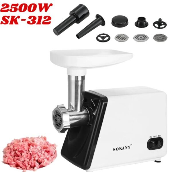Molino De Carne Electrico Sokany 2500W SK-312