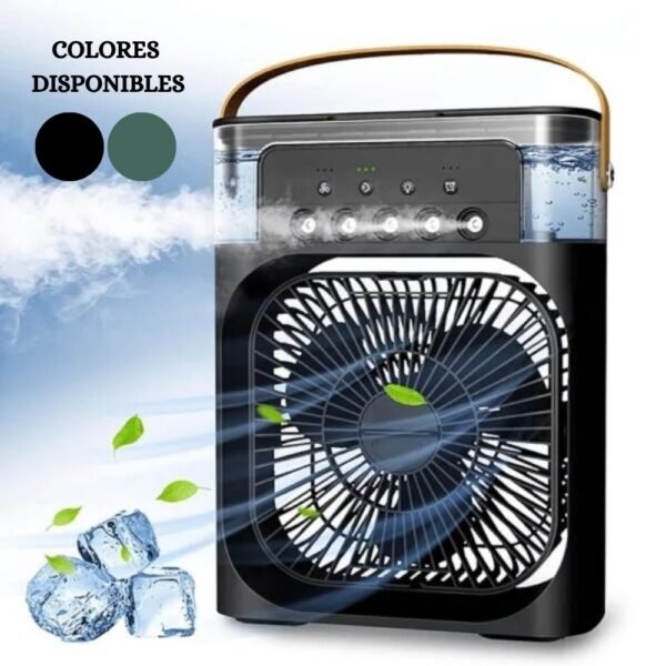 Ventilador Enfriador Humidificador Difusor De Aromas Multidireccional  Pequeño