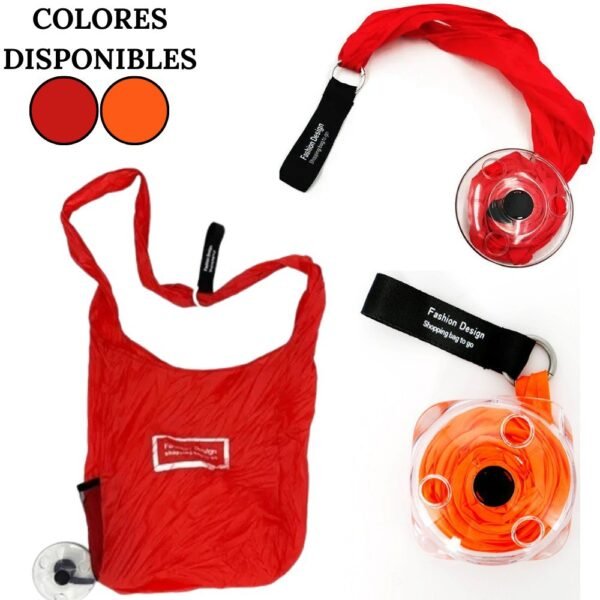 Bolsa Rollo De almacenamiento De Tela portatil retractil organizador de compras plegable