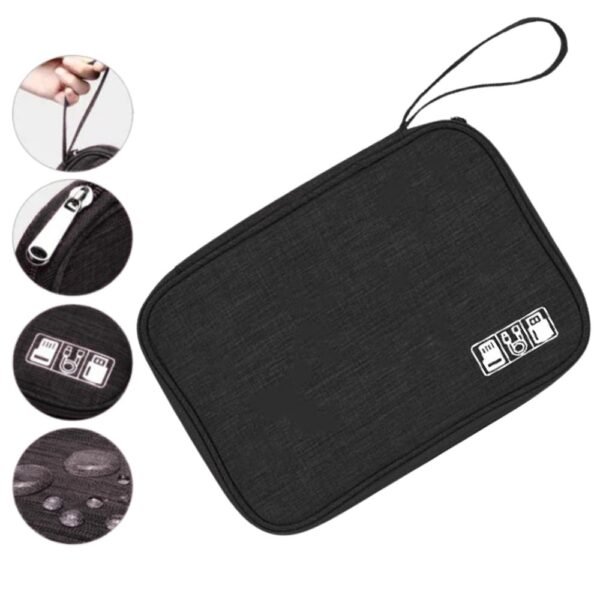 Estuche Organizador de Cables y Accesorios Electrónicos