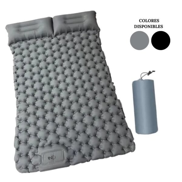 Colchón Inflable Sleeping Pad Acampar con Almohada Integrada