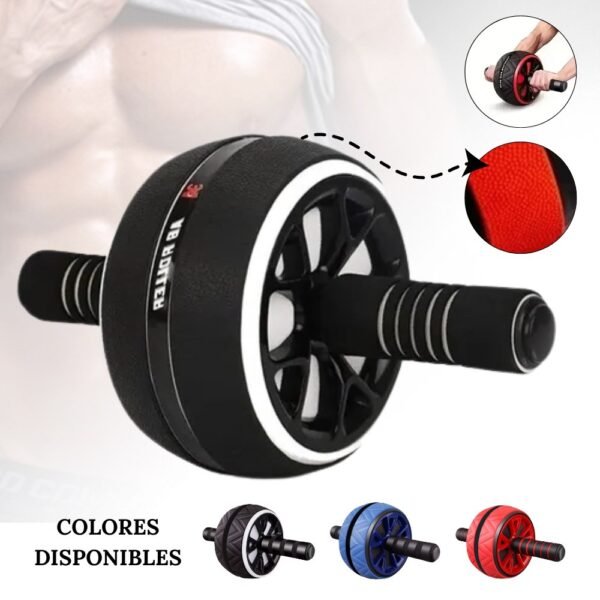 Rueda Rodillo Abdominal De Entrenamiento Portátil y Ergonómica