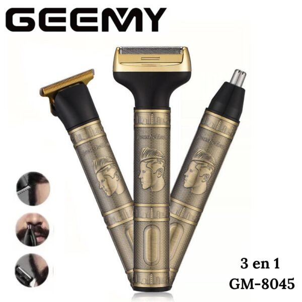 Maquina De Afeitar Electrica 3 En 1 Afeitadora Geemy Geemy GM-8045
