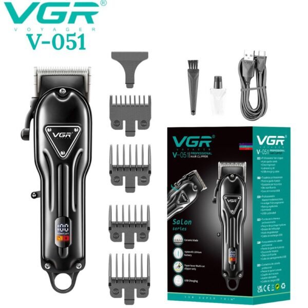 Maquina De Motilar Cortadora De Cabello Inalambrica Vgr V-051