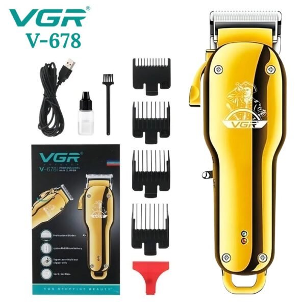 Maquina De Motilar Cortadora De Cabello Inalambrica Clipper VGR V-678