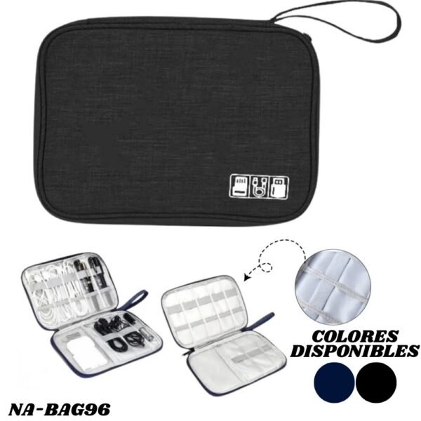 Estuche Organizador Funda De Cables Y Accesorios Electronicos Na-bag96