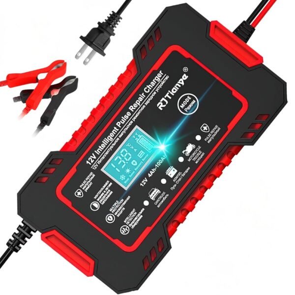 Cargador De Bateria Para Carro Moto 12v