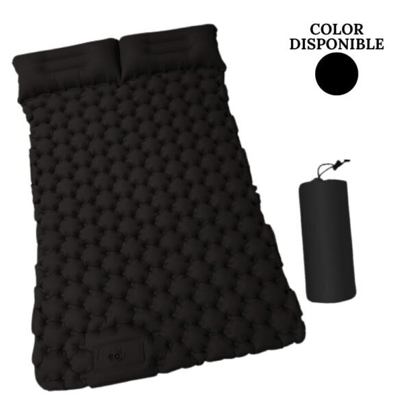 Colchon Inflable Sleeping Pad Acampar Con Almohada Integrada