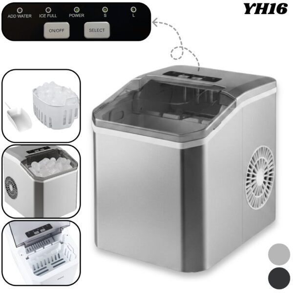 Maquina Fabricadora De Cubos De Hielo Electrica Portatil Yh16