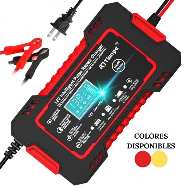 Cargador De Bateria Para Carro Moto 12v