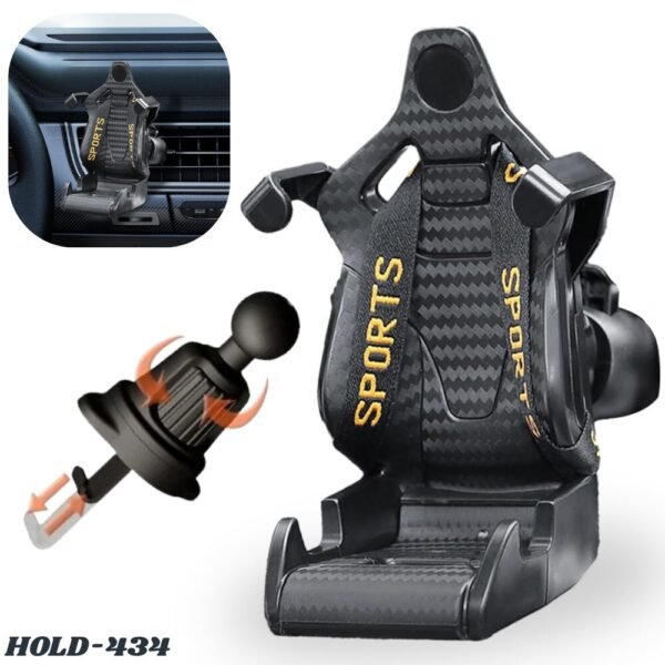 Soporte Holder De Celular Para Carro Rejilla De Aire Ajustable Hold 434