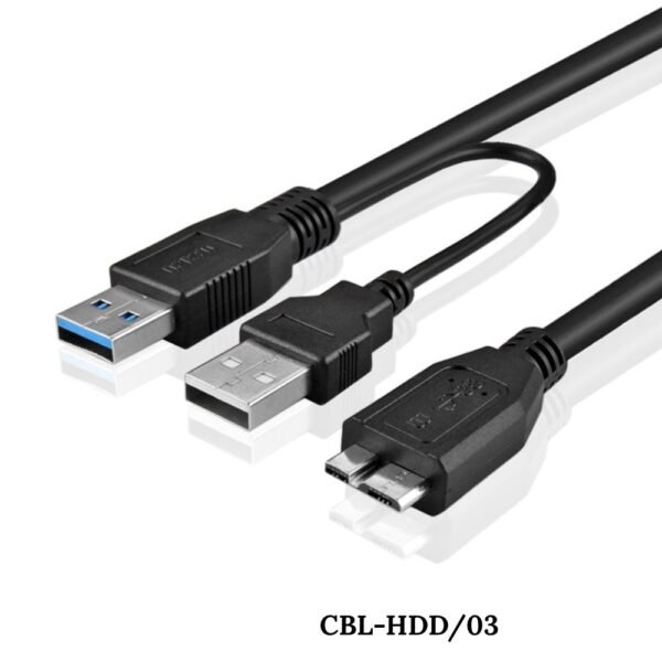 Cable Para Disco Duro Externo A Doble Usb