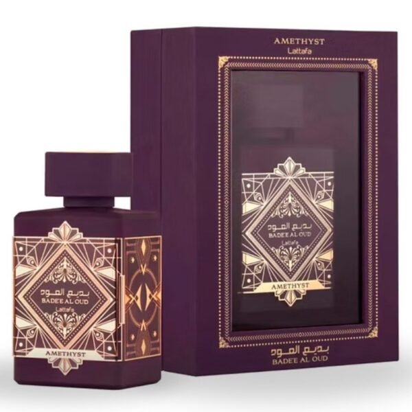 Perfume Amethyst Bade'e Al Oud Lattafa ORIGINAL Locion 100 Ml