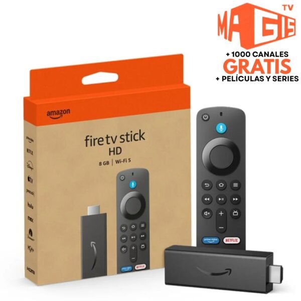 Fire Tv Stick Amazon 3ra Generación Smart Tv Comando De Voz Tercera Generacion Con Magis TV