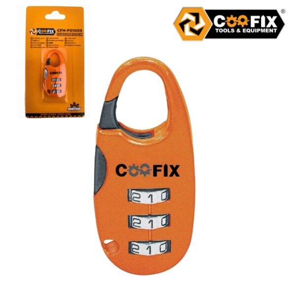 Candado De Seguridad Clave 3 Digitos Maleta Casillero Morral Coofix CFH-P01009