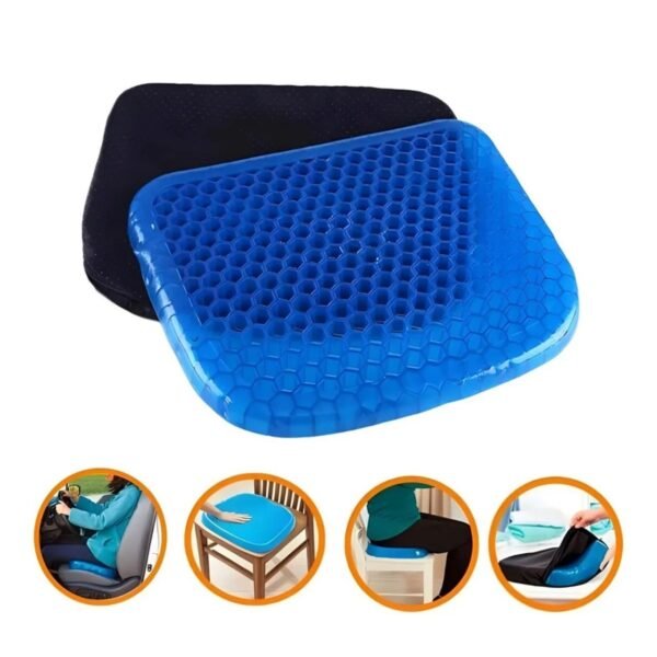 Cojin En Gel Siliconado Ortopedico + funda EGG SITTER