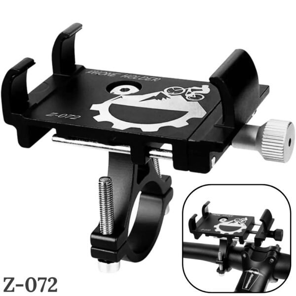 Holder Soporte Porta Celular Para Moto Metalico Para Manubrio Z-072