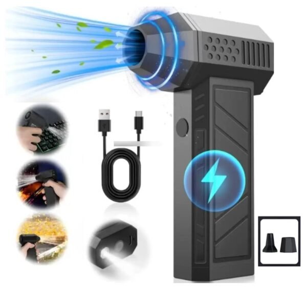 Soplador ventilador Turbo Rrecargable Con Linterna