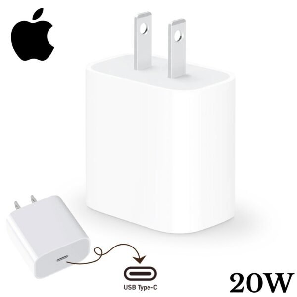 Cabezote Cargador De Pared Tipo C 20W Original Adaptador De Corriente Para iPhone
