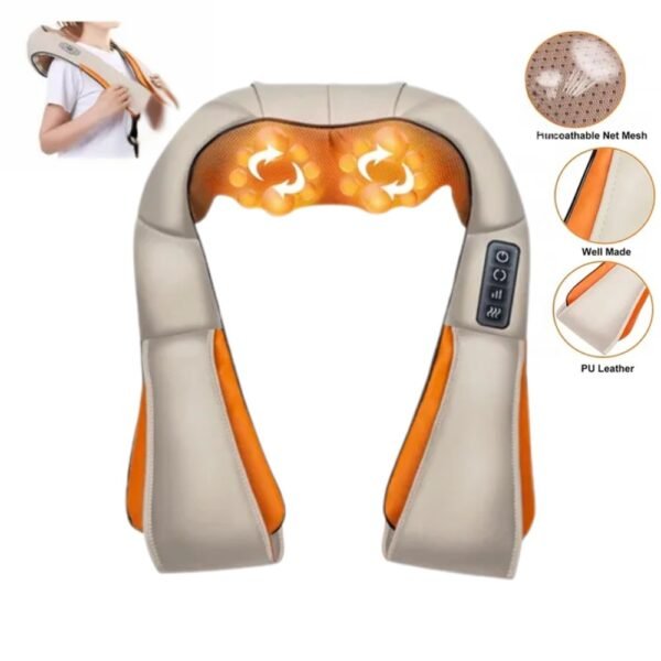 Almohada Masajeador Electrico De Cuello espalda Cuerpo Cervical