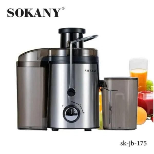 Extractor De Jugos Automatico Frutas Y Verduras Sokany Sk-jb-175 500 w